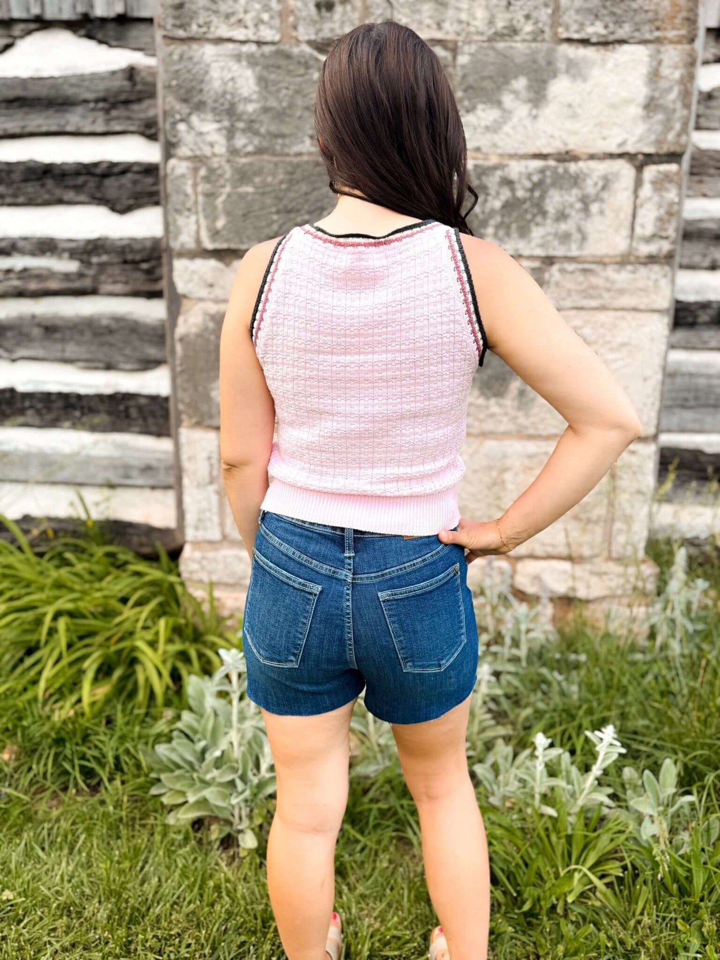 Cotton Candy Crochet Tank