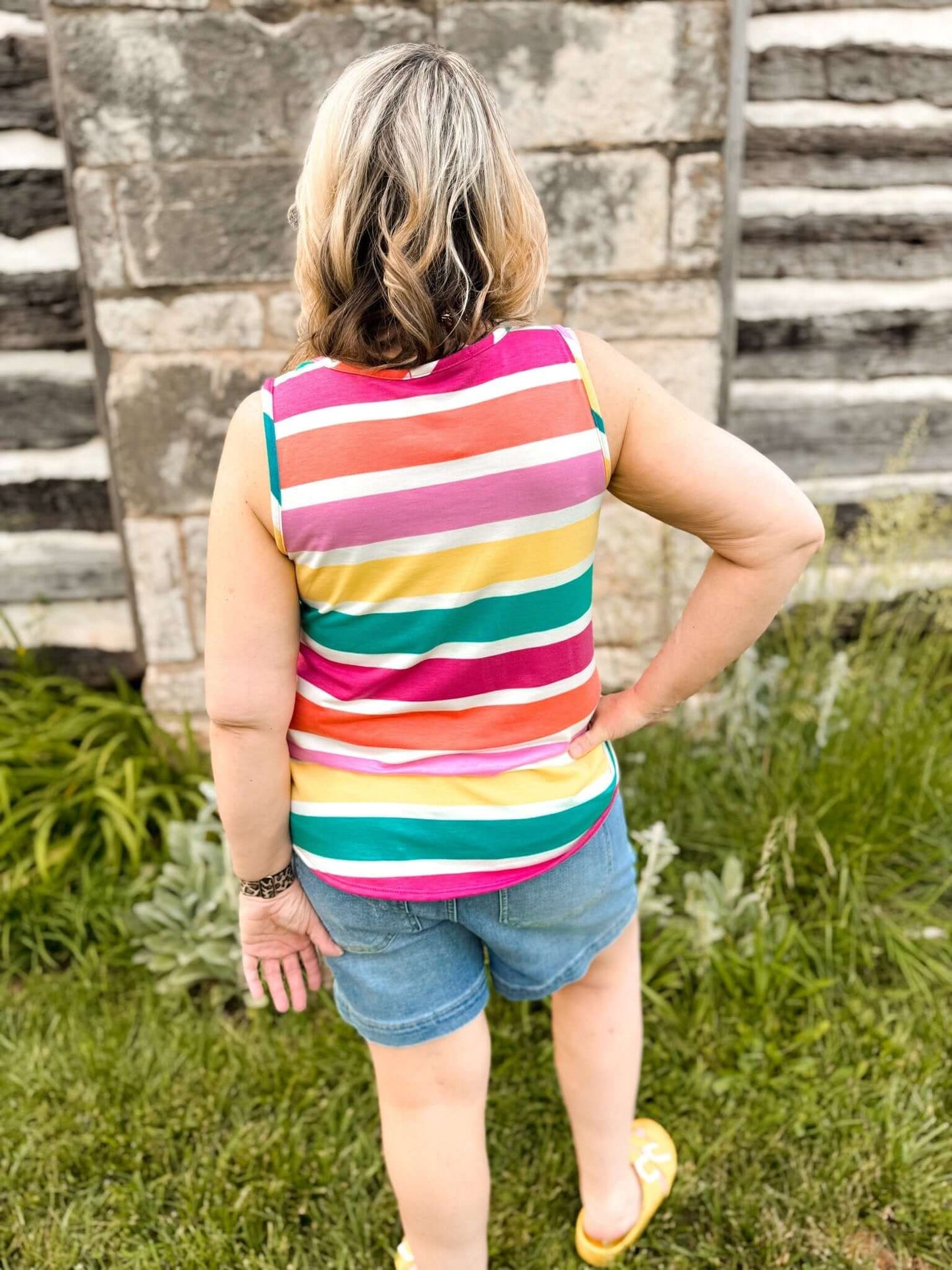 Carefree Stripes Tank