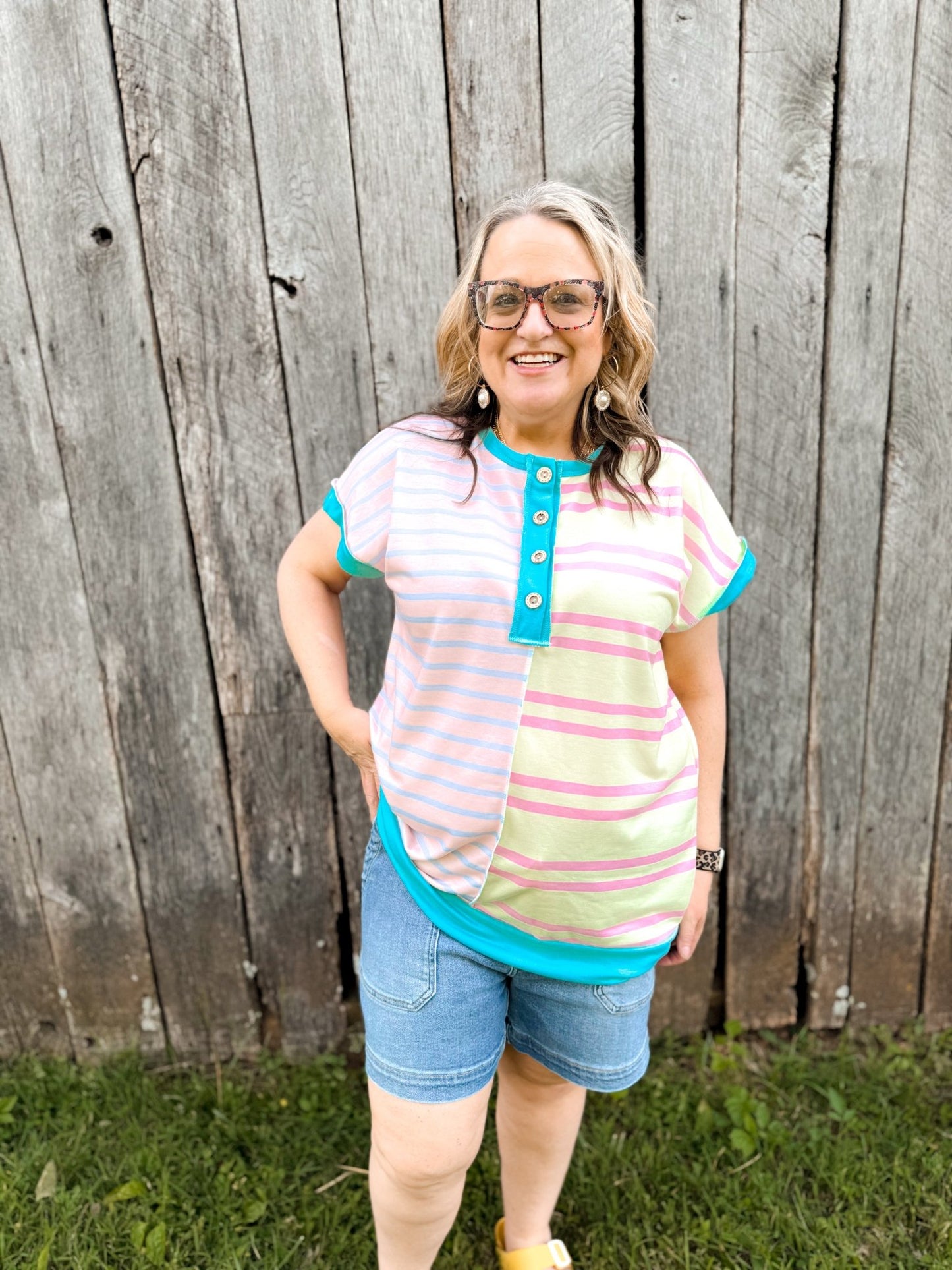 Sunset Stripes Tee