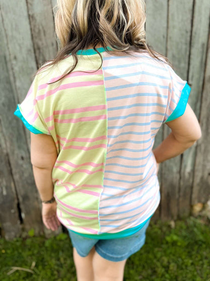 Sunset Stripes Tee