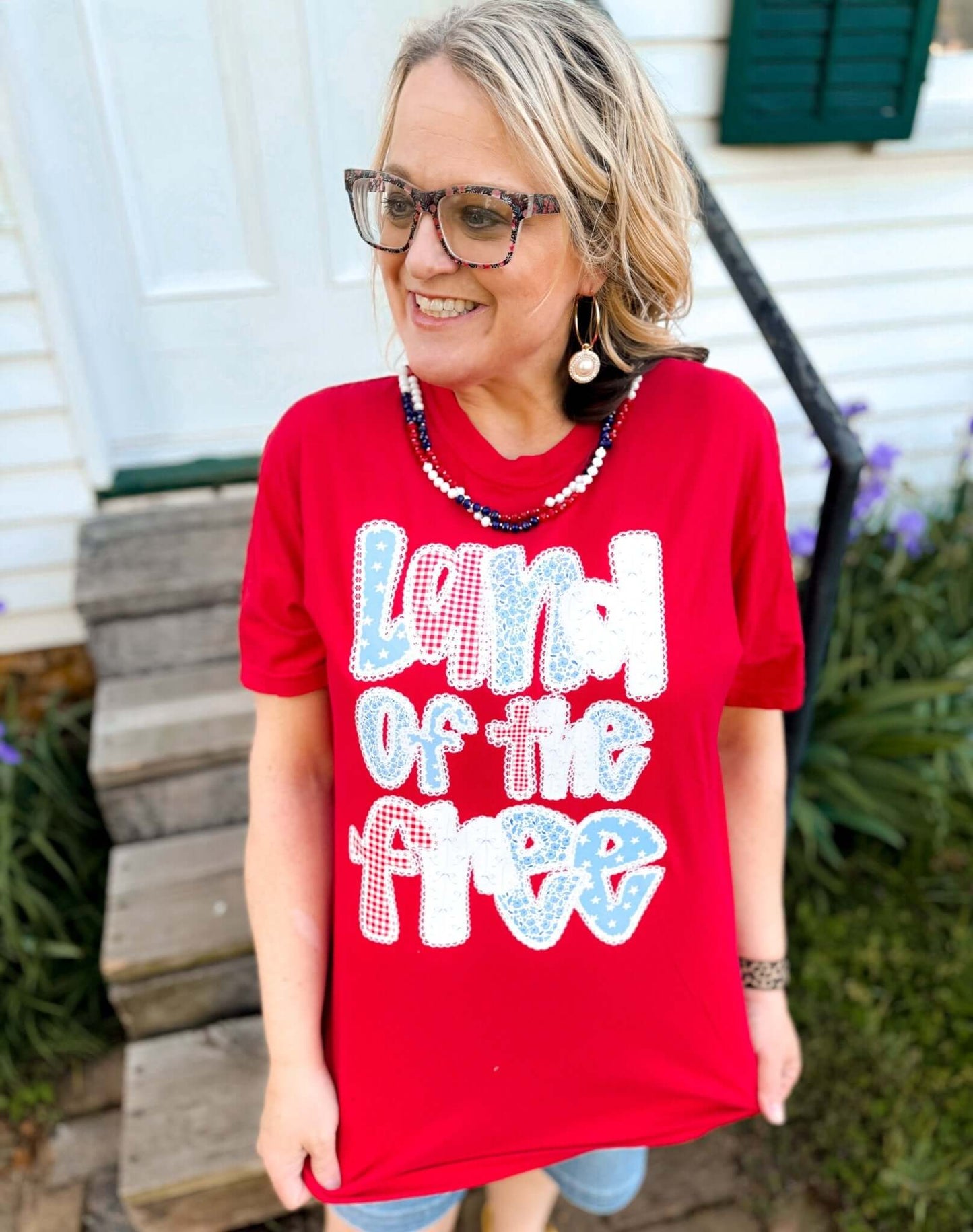 Land of the Free Tee - Amyliz Collections