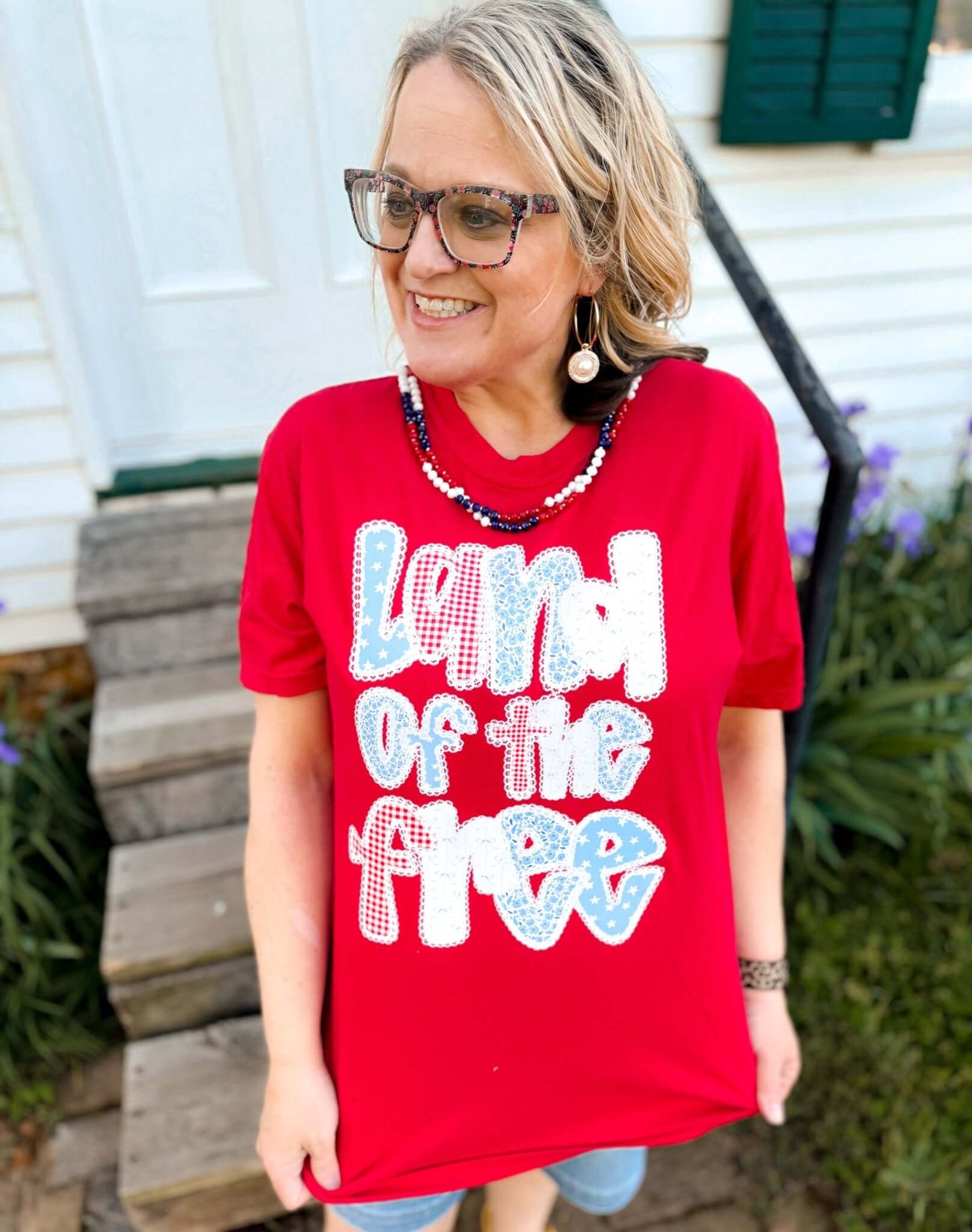 Land of the Free Tee - Amyliz Collections
