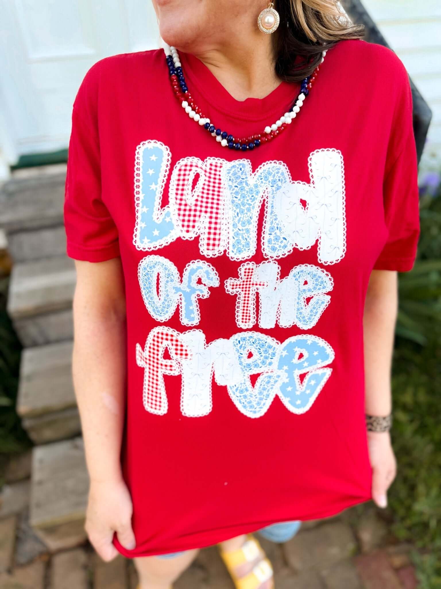 Land of the Free Tee - Amyliz Collections