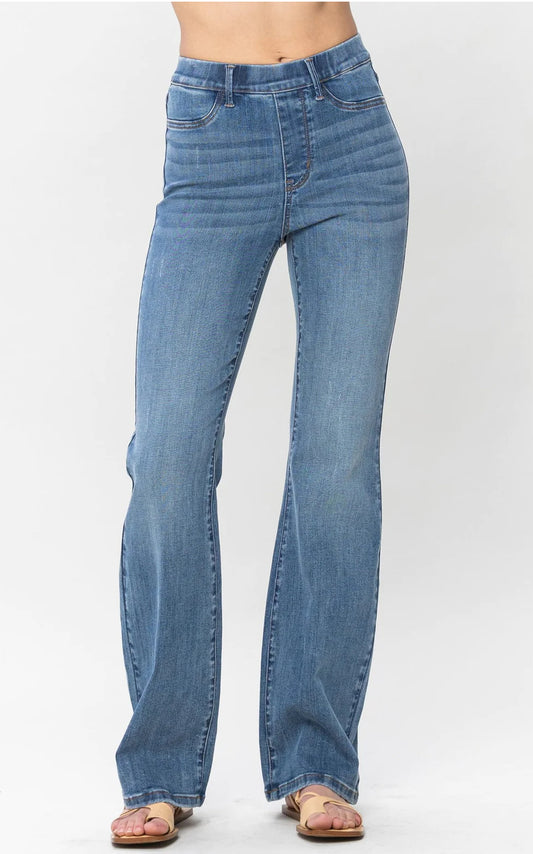 Pull On Bootcut Jeans