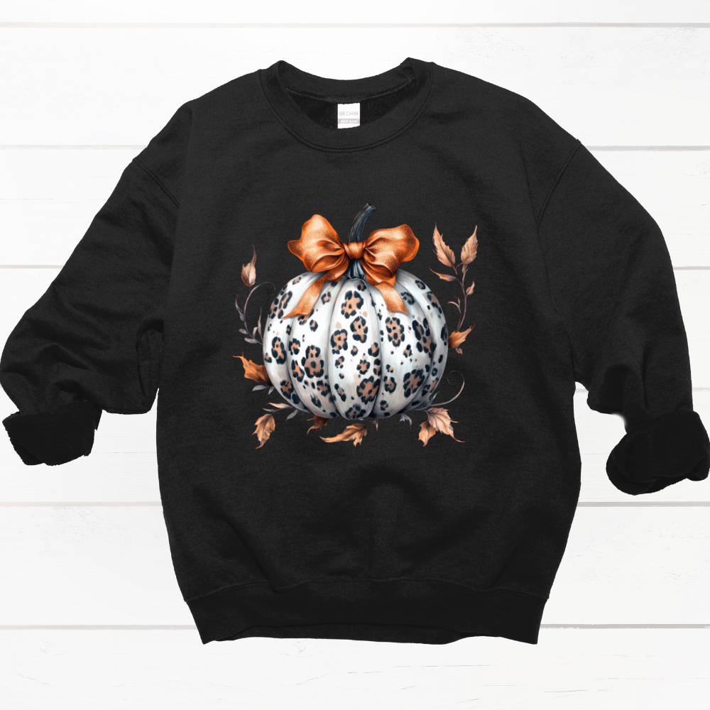 Leopard Pumpkin Crewneck