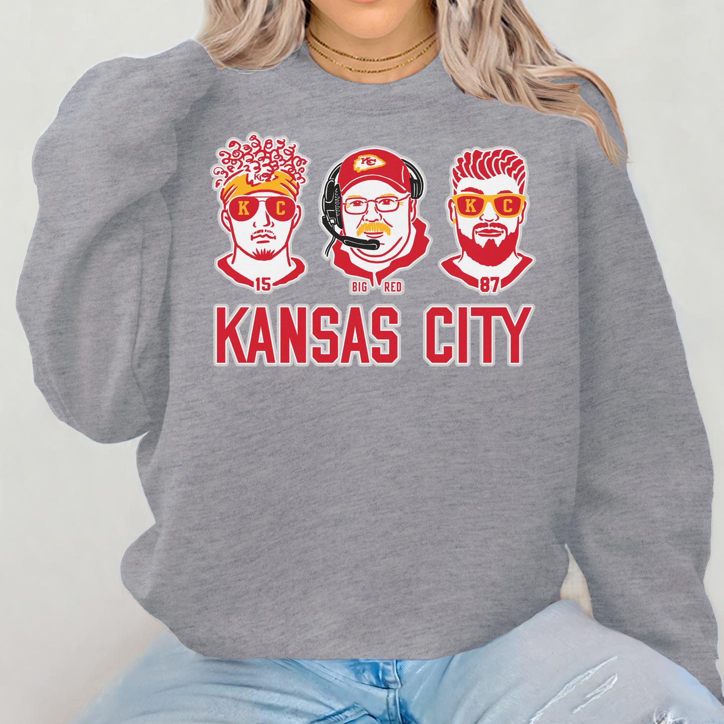 Mahomes Reed Kelce Crewneck