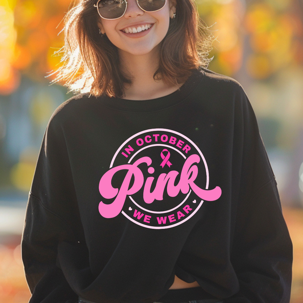 Pink October Crewneck