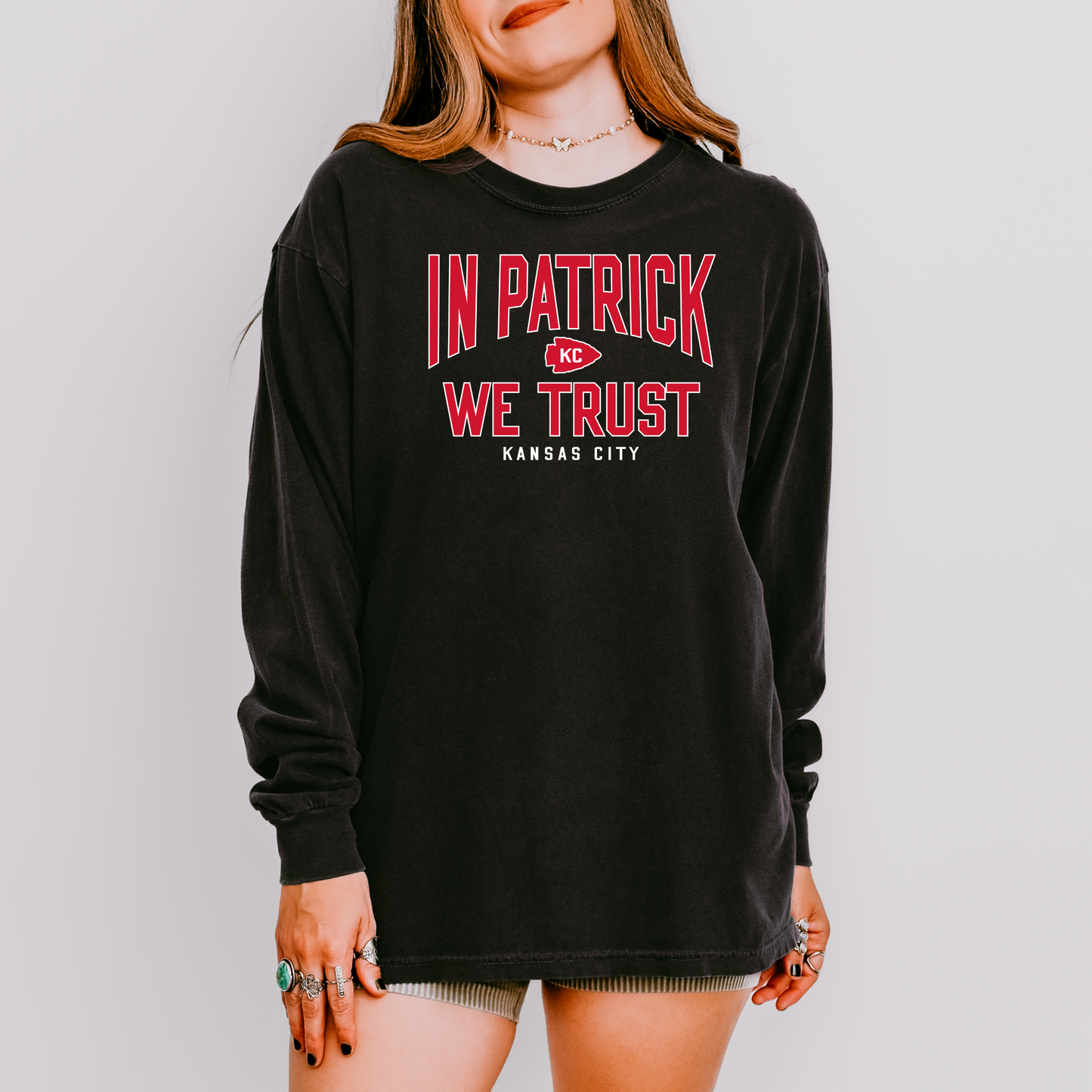 In Patrick We Trust Long Sleeve Tee