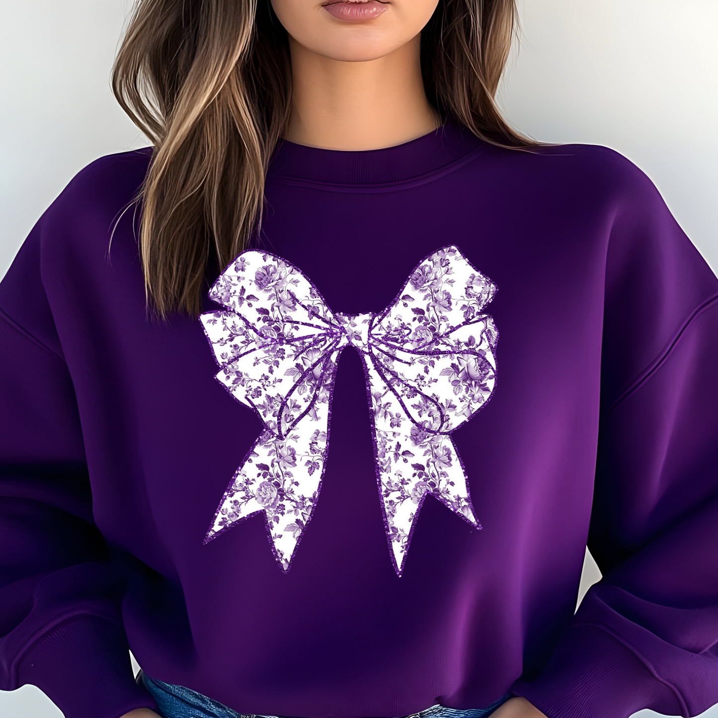 Floral Coquette Crewneck