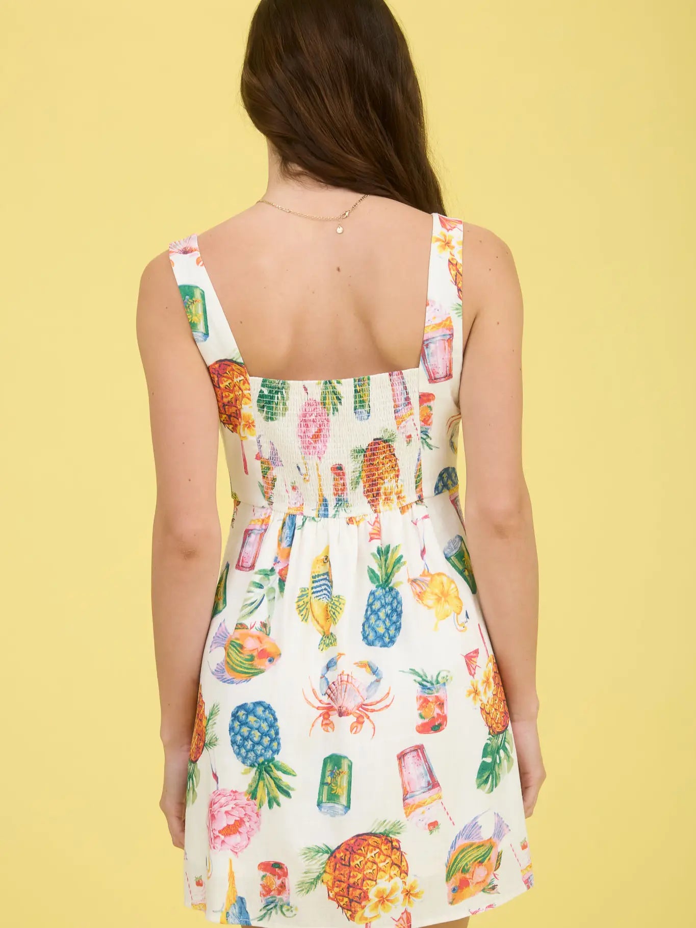 Sunset Tropics Mini Dress - Amyliz Collections