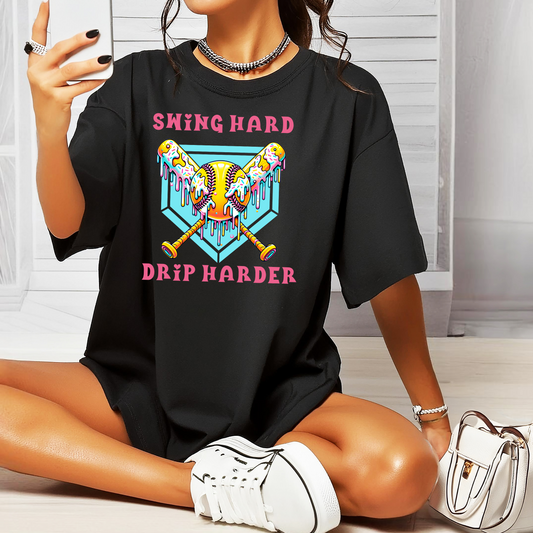 Swing Hard Drip Harder Tee