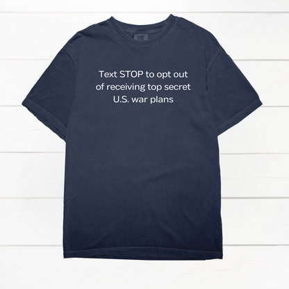 Text STOP Tee
