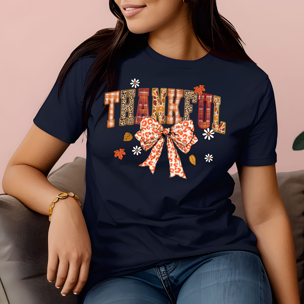 Thankful Coquette Bow SS Tee