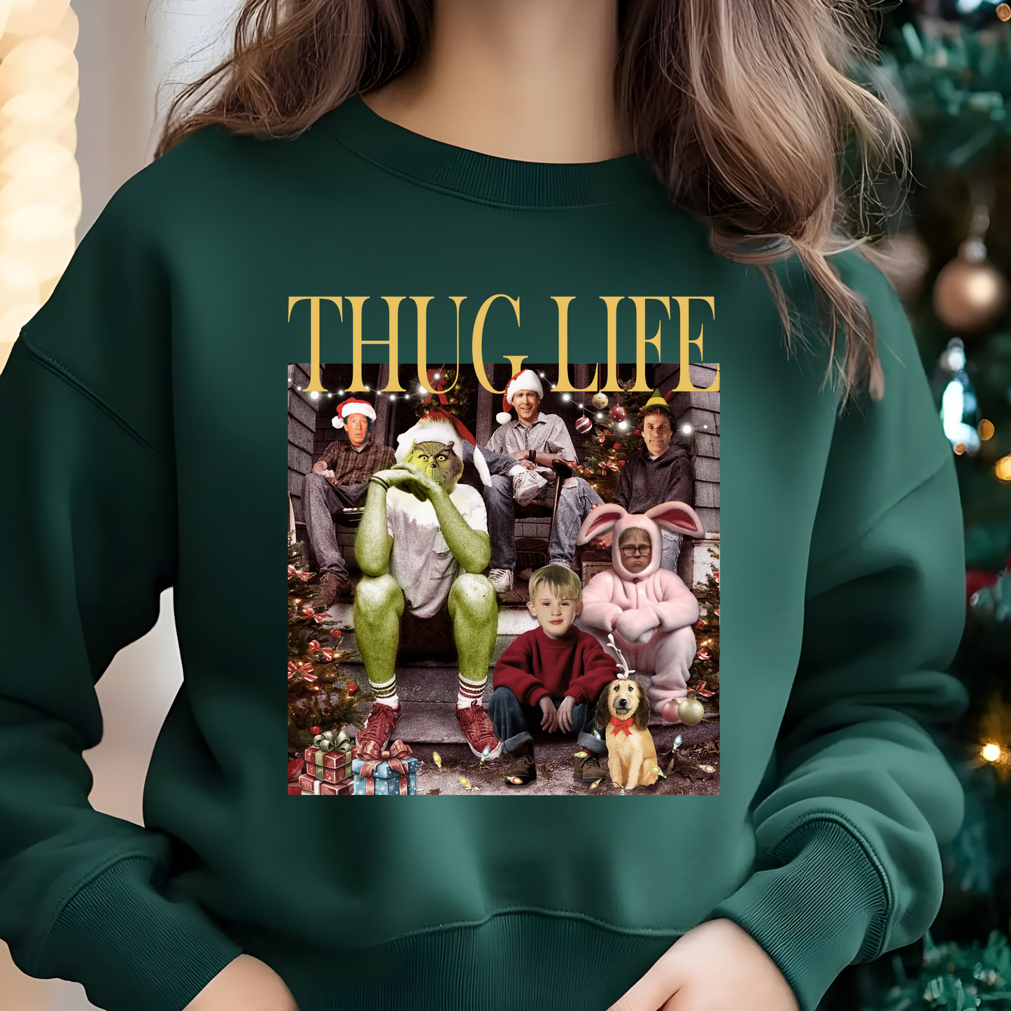 Christmas Thug Life Crewneck