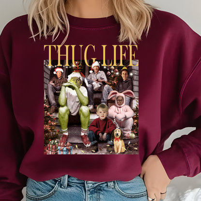 Christmas Thug Life Crewneck