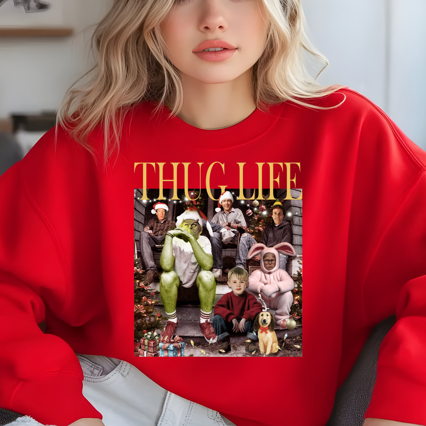 Christmas Thug Life Crewneck