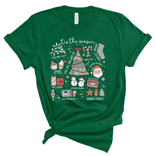 Tis the Season Green BC Tee