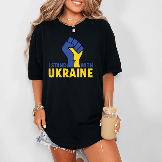 I Stand With Ukraine Tee - Amyliz Collections