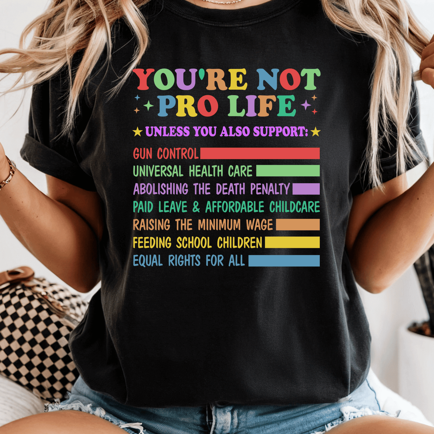 You're Not Pro Life Tee